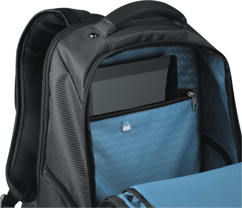 Mochila para portátil de 15,4" apta para controles de seguridad 23L "TY" - Negro intenso