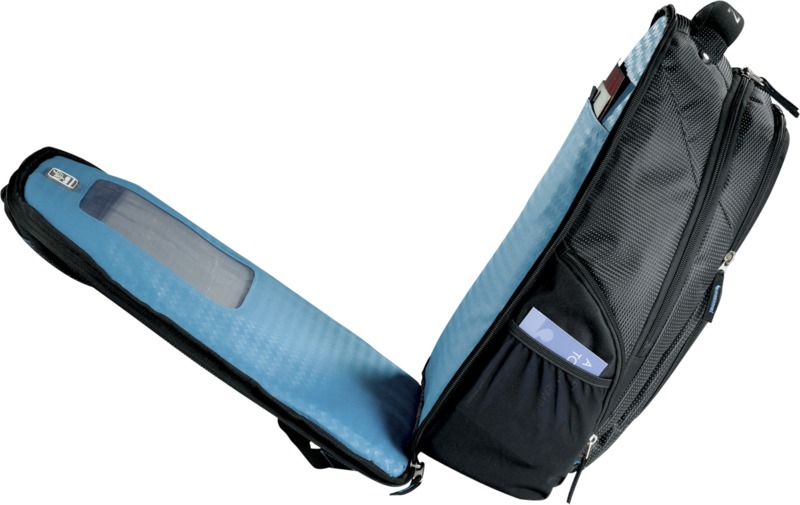 Mochila para portátil de 15,4" apta para controles de seguridad 23L "TY" - Negro intenso
