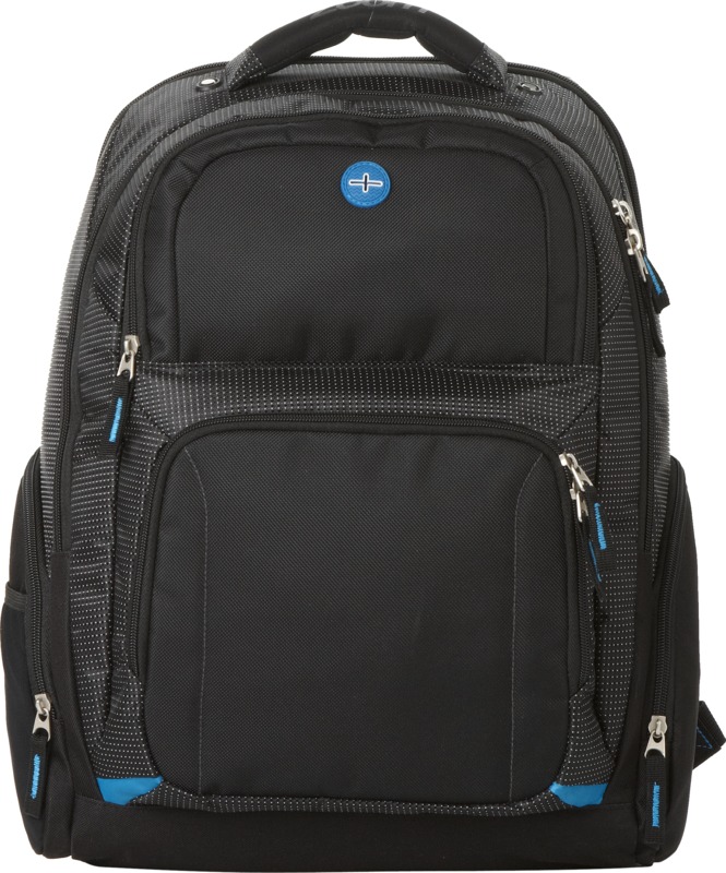 Mochila para portátil de 15,4" apta para controles de seguridad 23L "TY" - Negro intenso