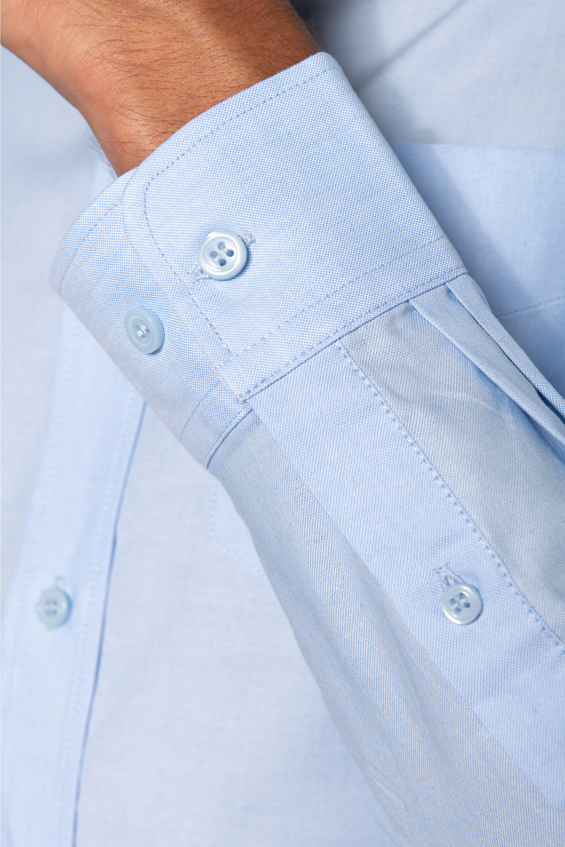 Camisa Oxford Manga Larga Hombre - Kariban