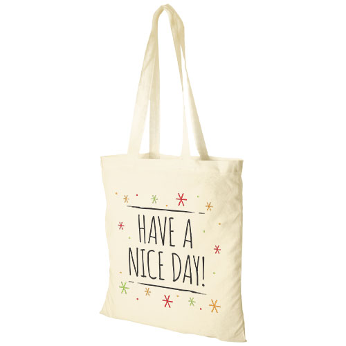 Bolsa Tote de algodón 140 g/m² con asa larga "Madras"