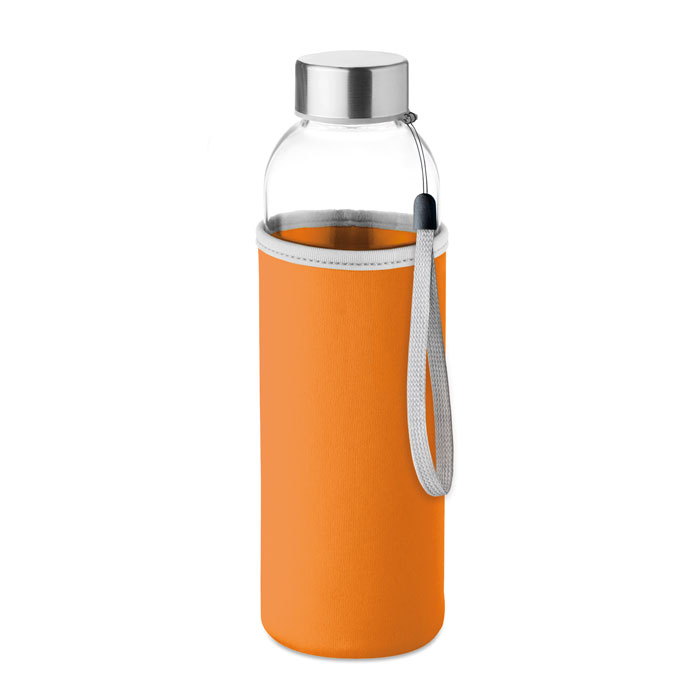Botella Utah glass con funda de neopreno