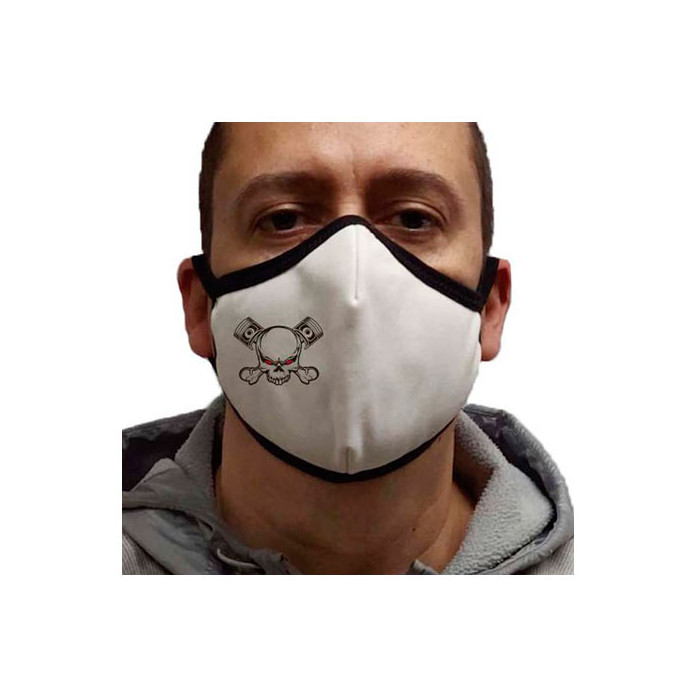 Mascarilla Personalizada MOTARD-SKULL