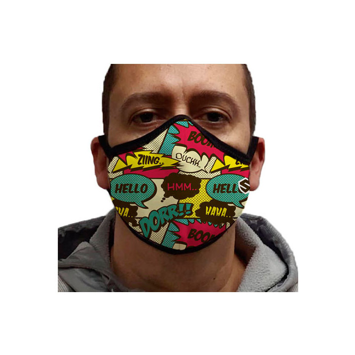 Mascarilla Personalizada RETRO COMIC