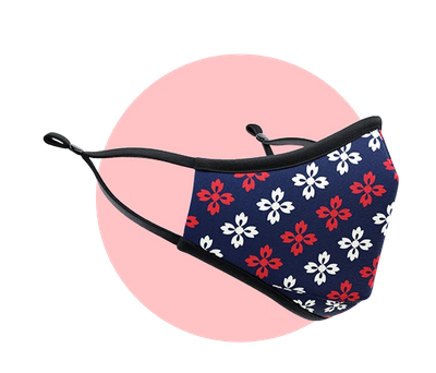 Mascarilla Trumask Adulto con filtro GEOMETRIC FLOWERS