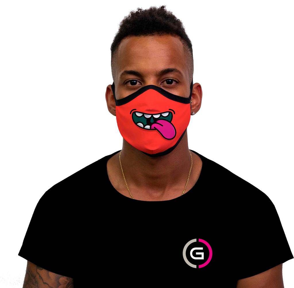 Mascarilla Personalizada CRAZY SMILE