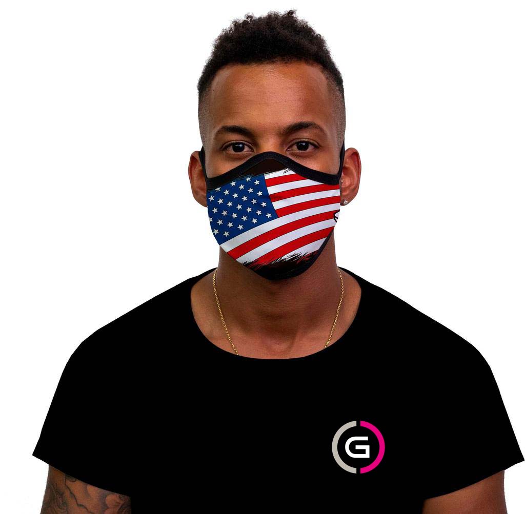 Mascarilla Personalizada USA