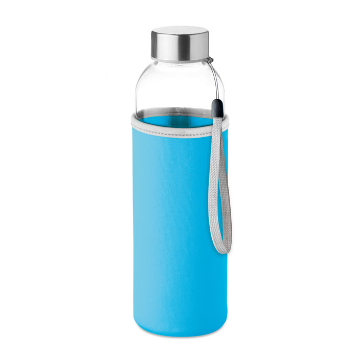 Botella Utah glass con funda de neopreno
